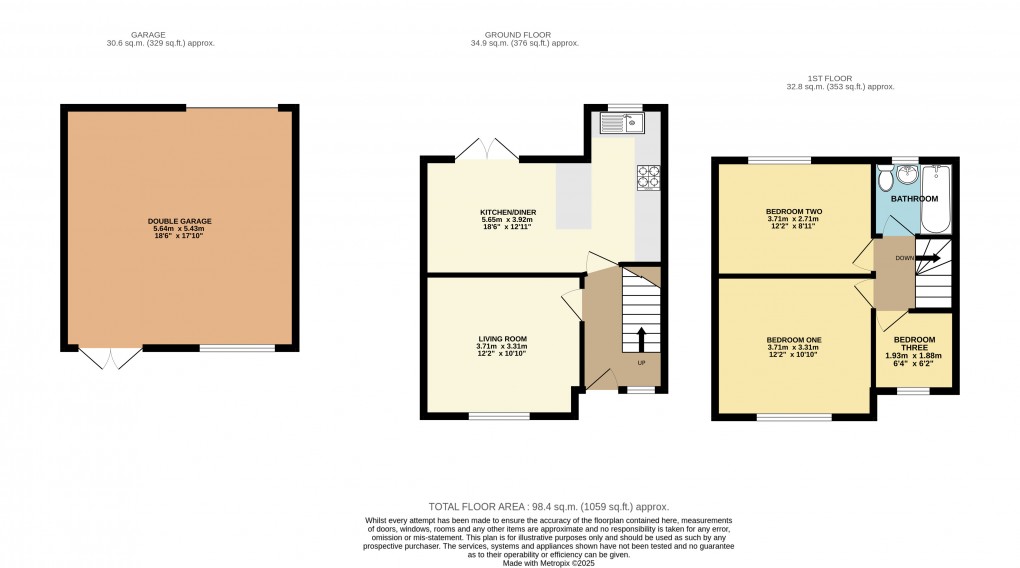 Floorplan for Bletchley, Bucks