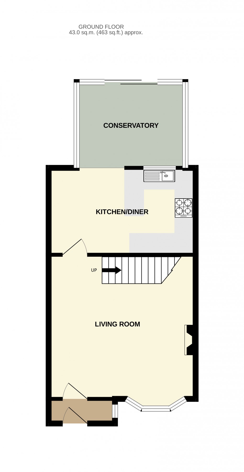 Floorplan for Bletchley, Milton Keynes