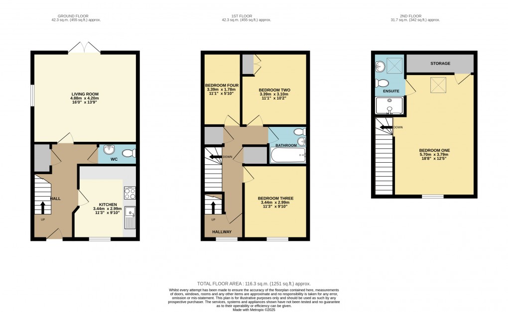 Floorplan for Bletchley, Milton Keynes