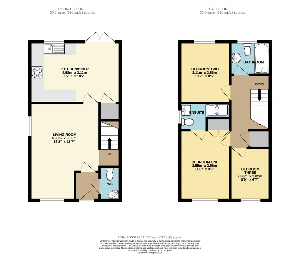 Floorplan for Eaton Leys, Bletchley