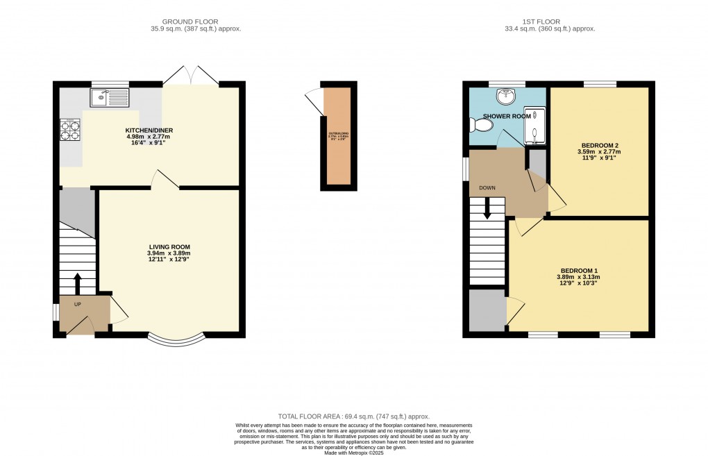 Floorplan for Bletchley, Milton Keynes