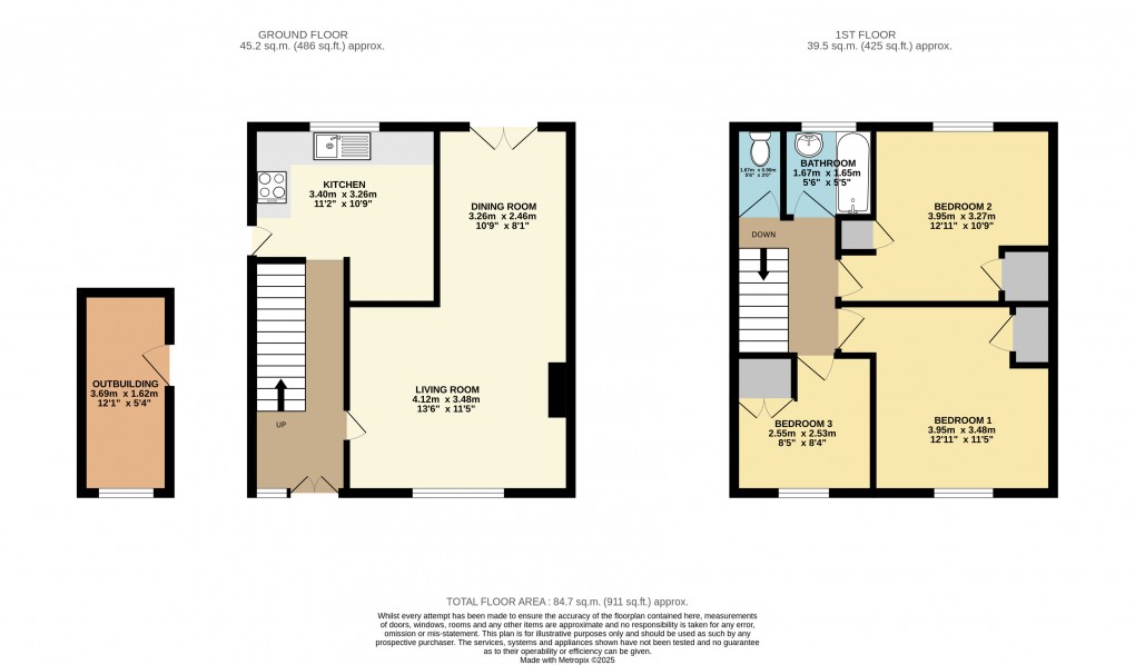 Floorplan for Bletchley, Milton Keynes
