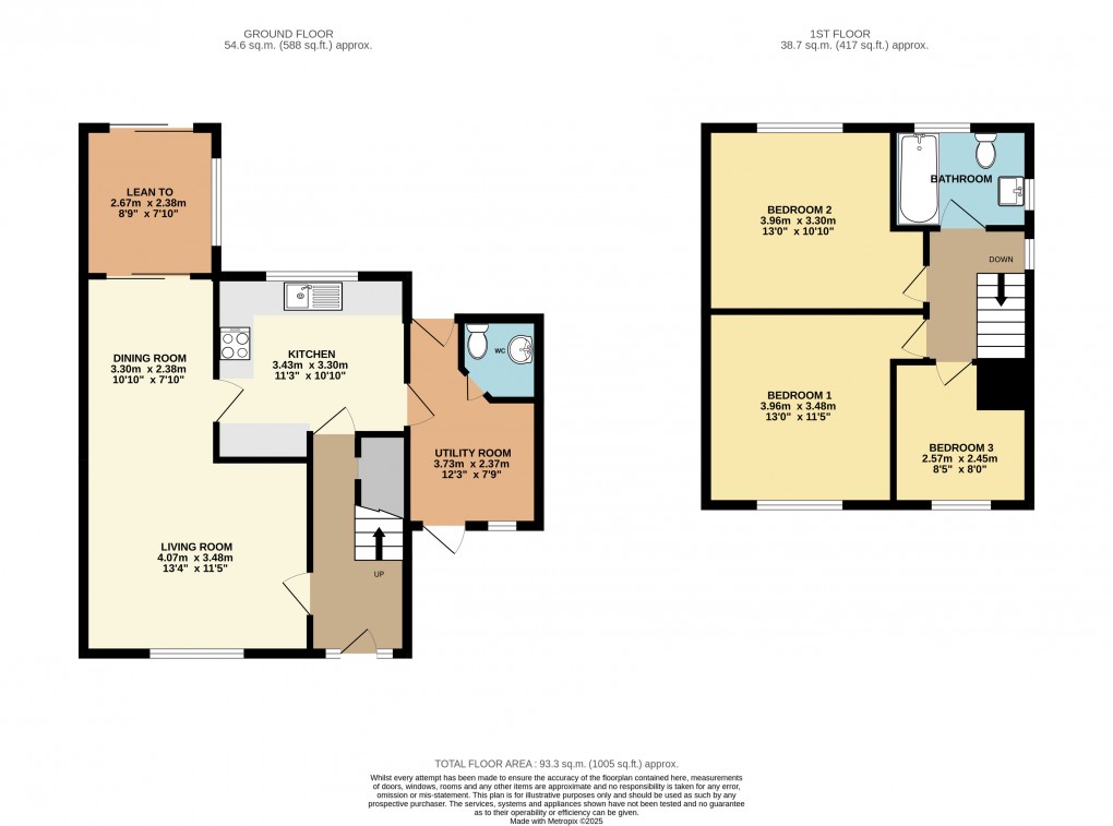 Floorplan for Bletchley, Milton Keynes