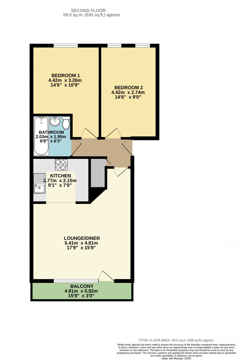Floorplan for Fenny Stratford
