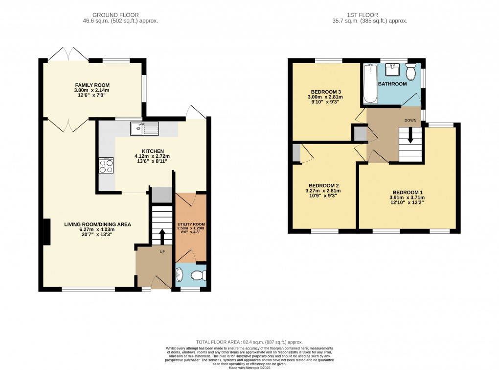 Floorplan for Bletchley, Milton Keynes