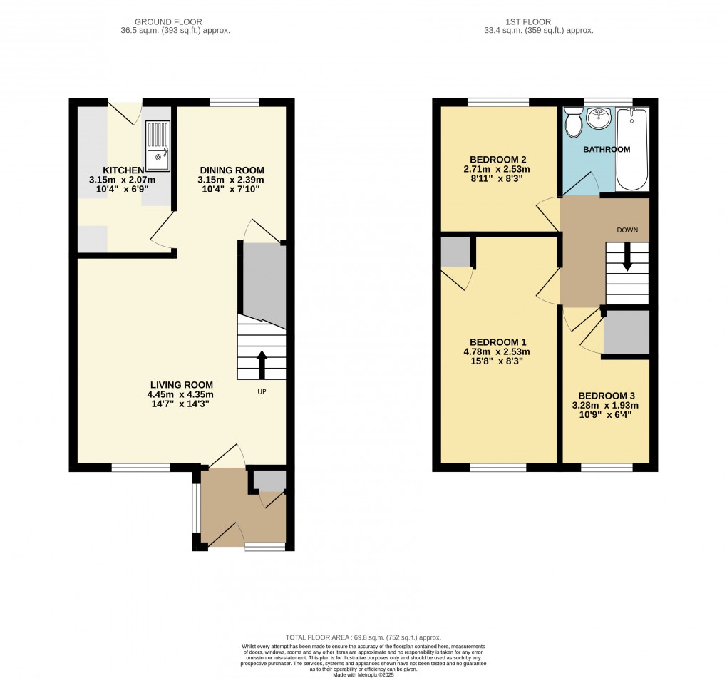 Floorplan for Bletchley, Milton Keynes