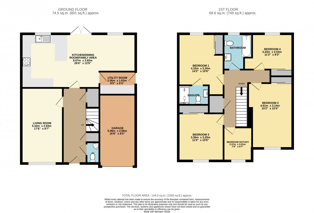 Floorplan for Eaton Leys, Milton Keynes