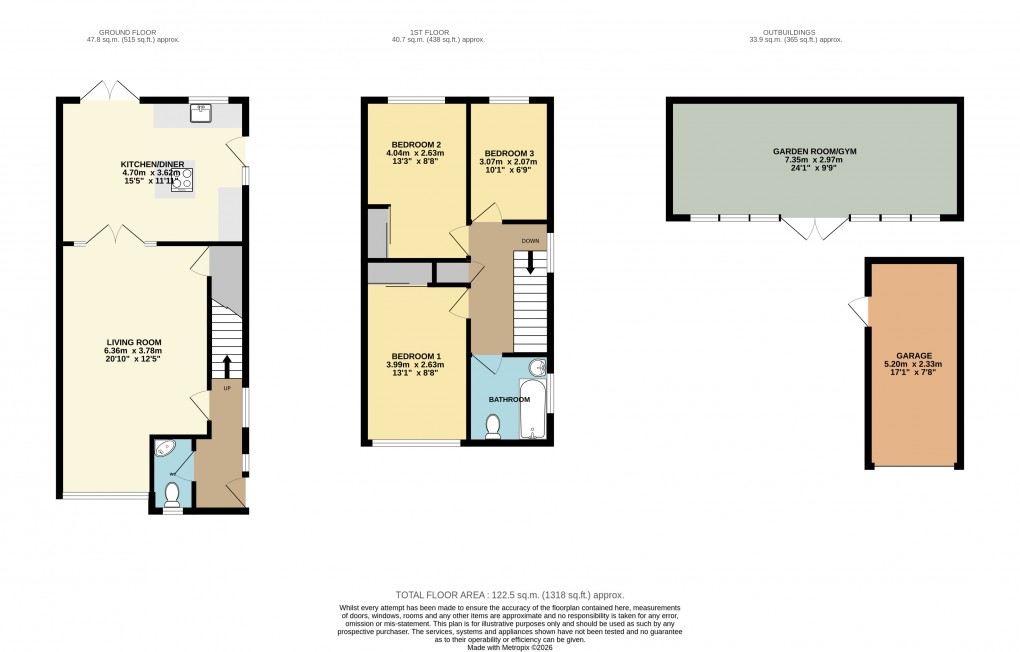 Floorplan for Woburn Sands