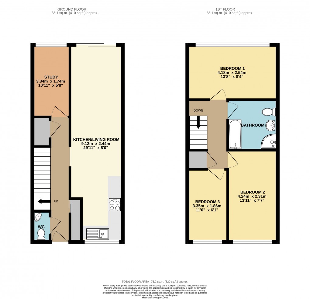Floorplan for Bletchley, Milton Keynes, Bucks