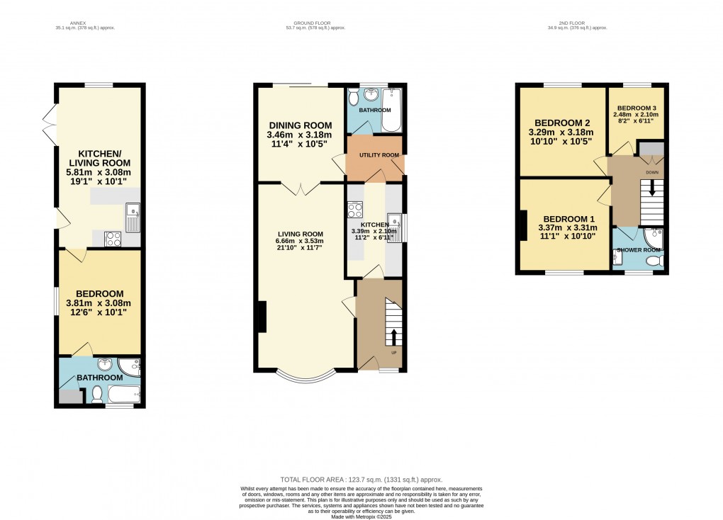 Floorplan for Bletchley, Milton Keynes, Bucks