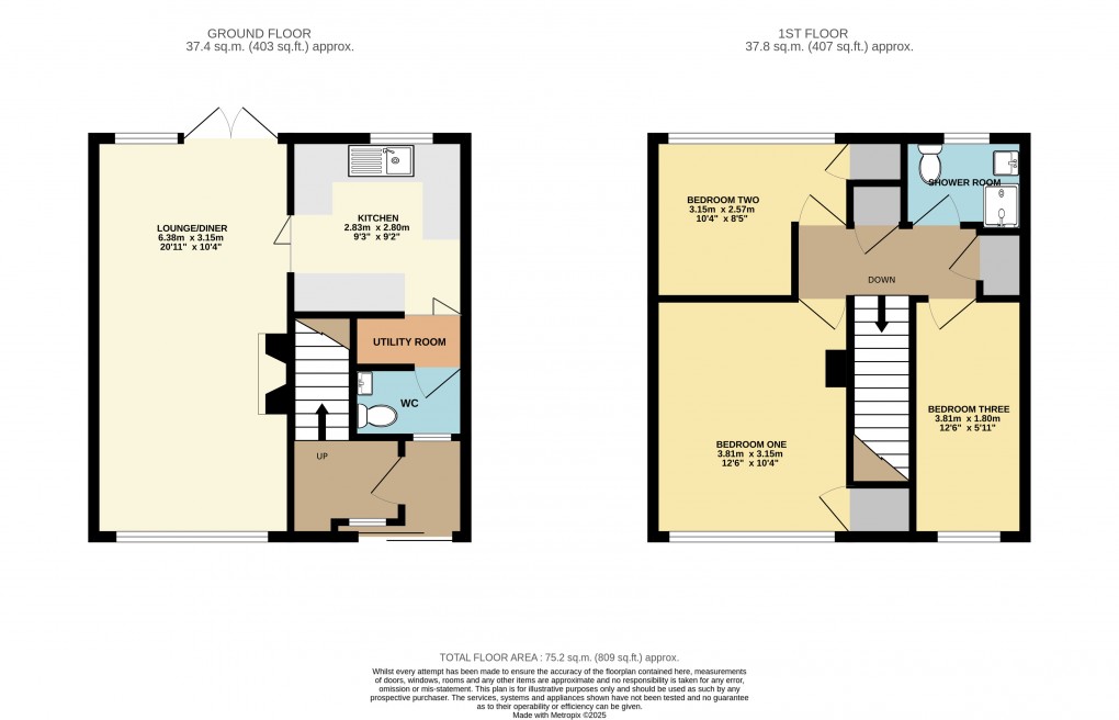 Floorplan for Bletchley, Milton Keynes, Bucks