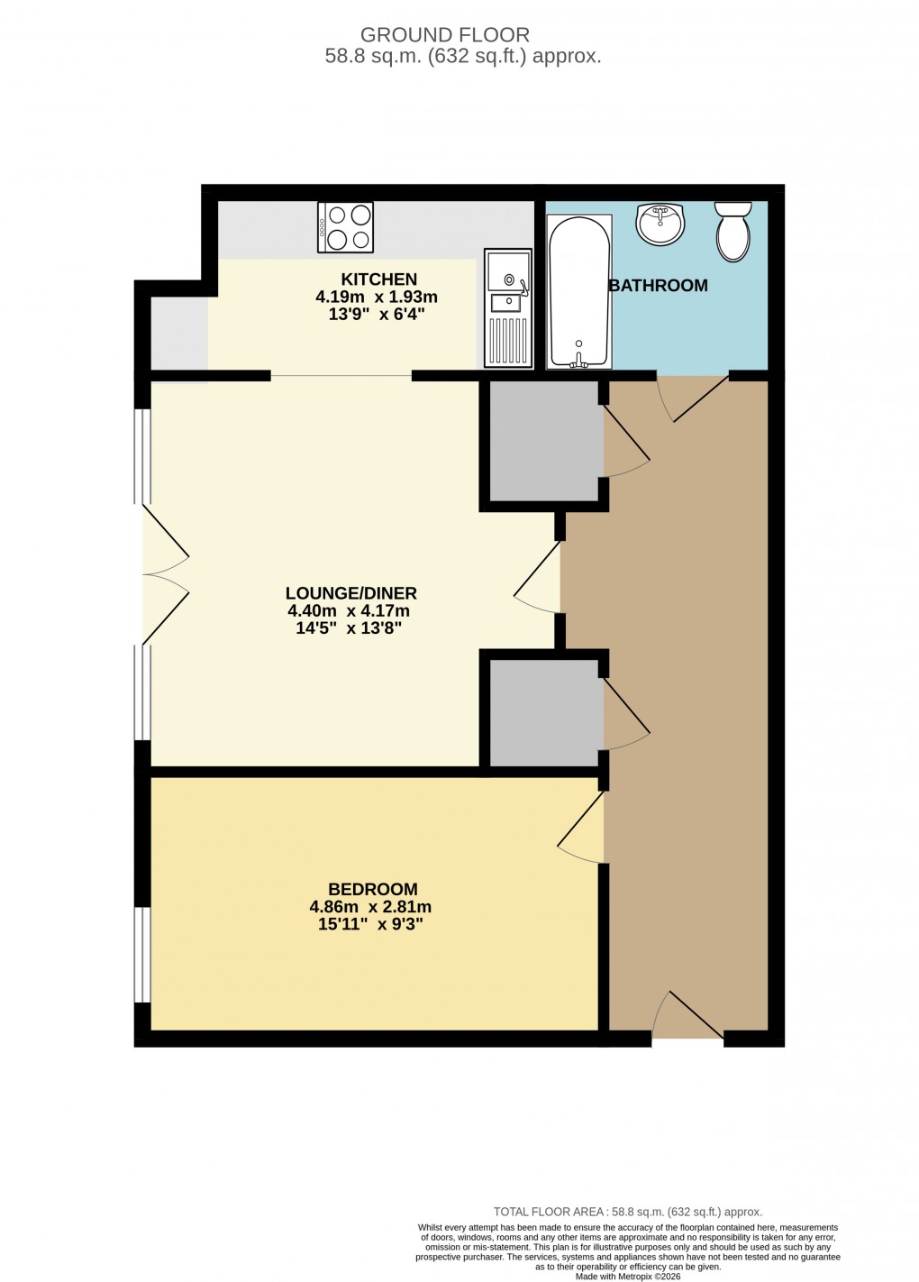Floorplan for Watling Street, 10 Watling Street, Fenny Stratford, Milton Keynes
