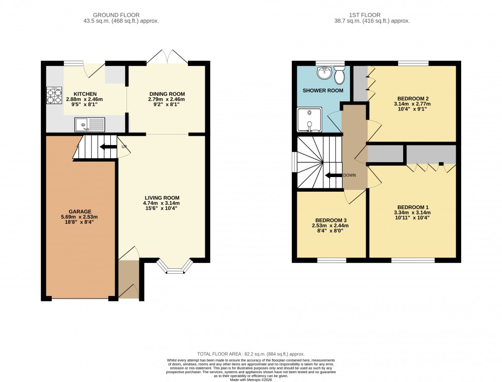 Floorplan for Leighton Buzzard, Beds