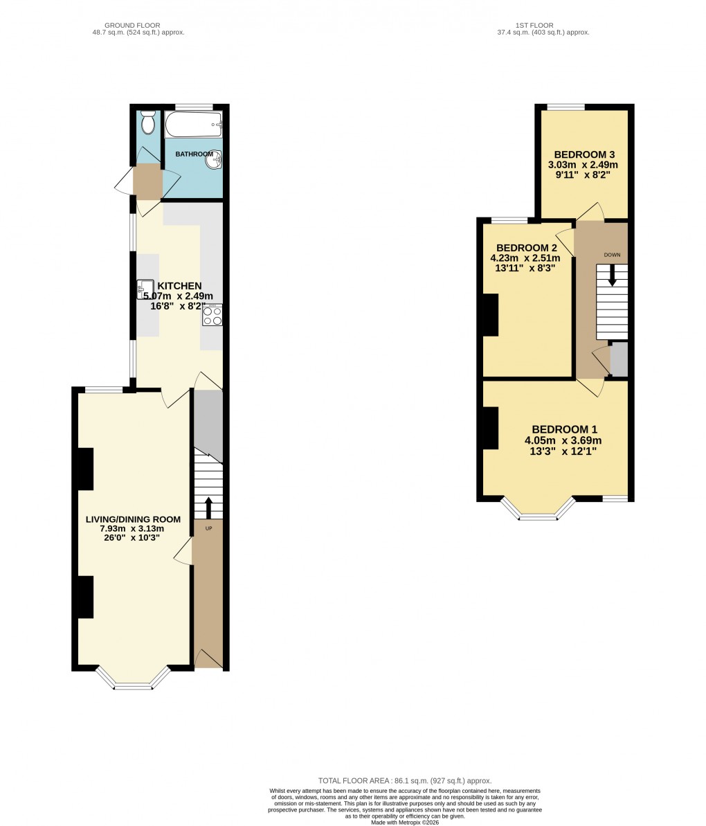 Floorplan for Bletchley, Milton Keynes, Bucks
