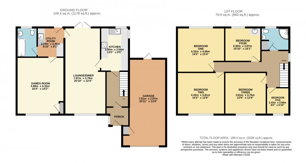 Floorplan for Leighton Buzzard, Beds