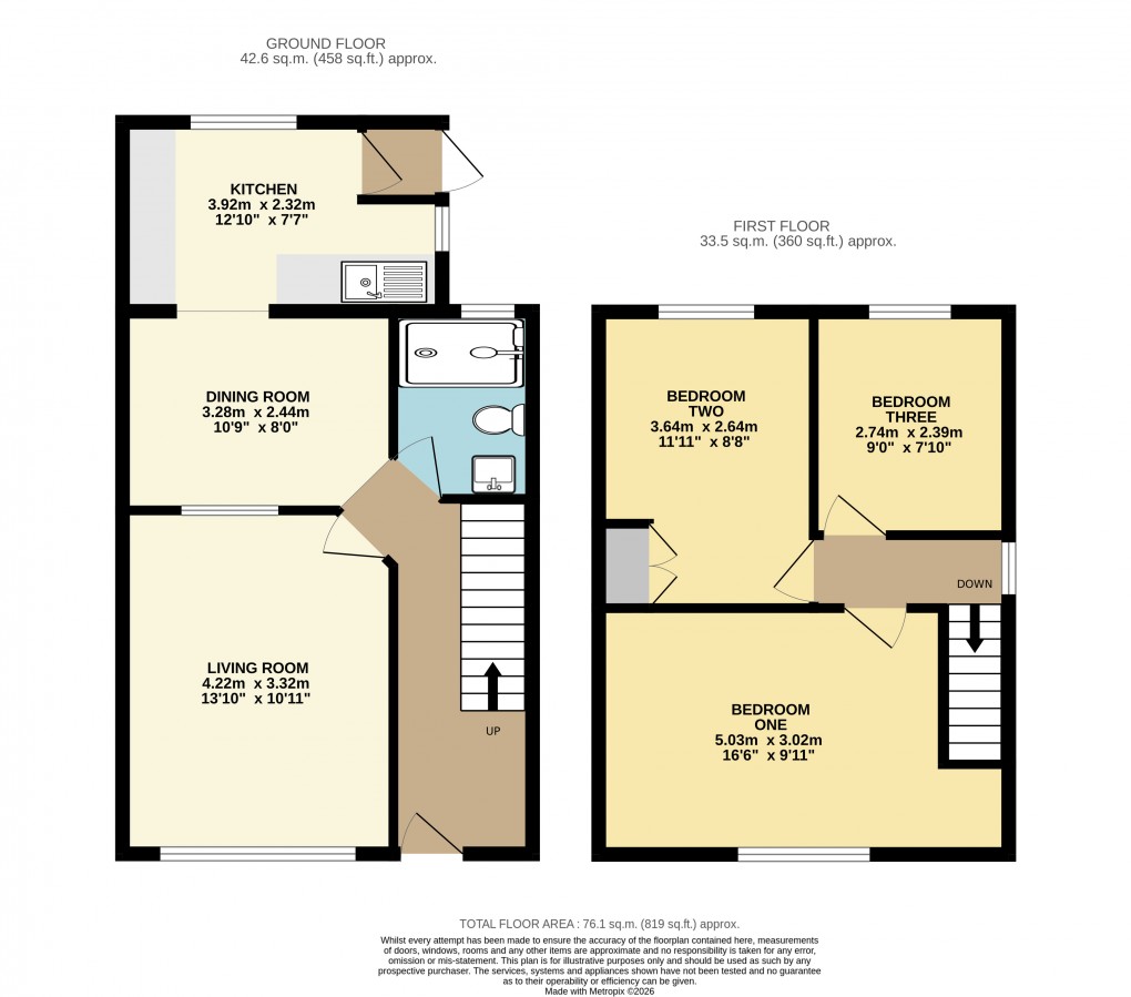 Floorplan for Leighton Buzzard, Beds