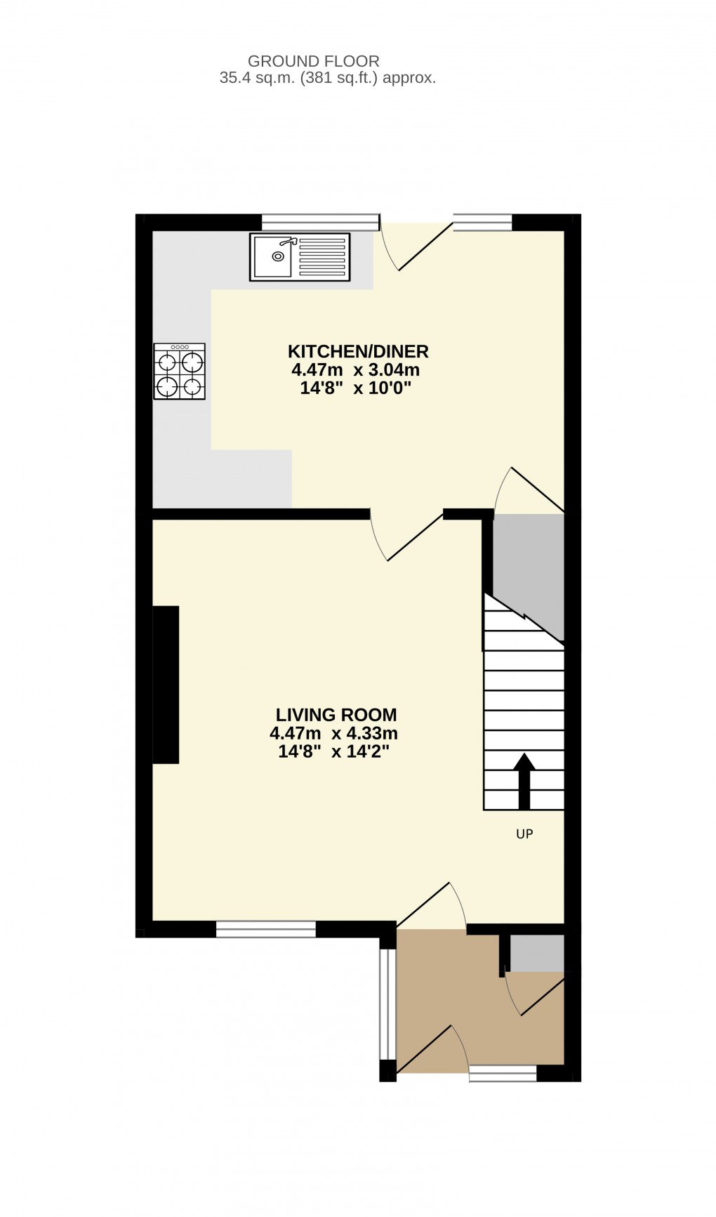 Floorplan for Bletchley, Milton Keynes