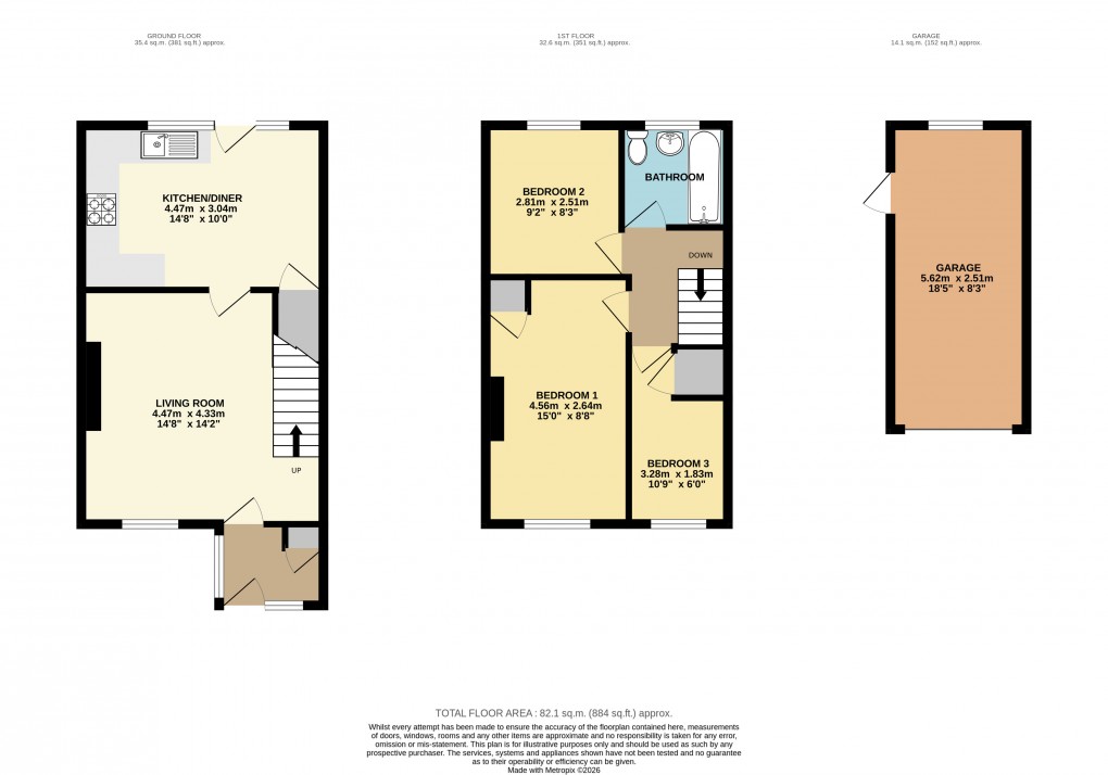 Floorplan for Bletchley, Milton Keynes