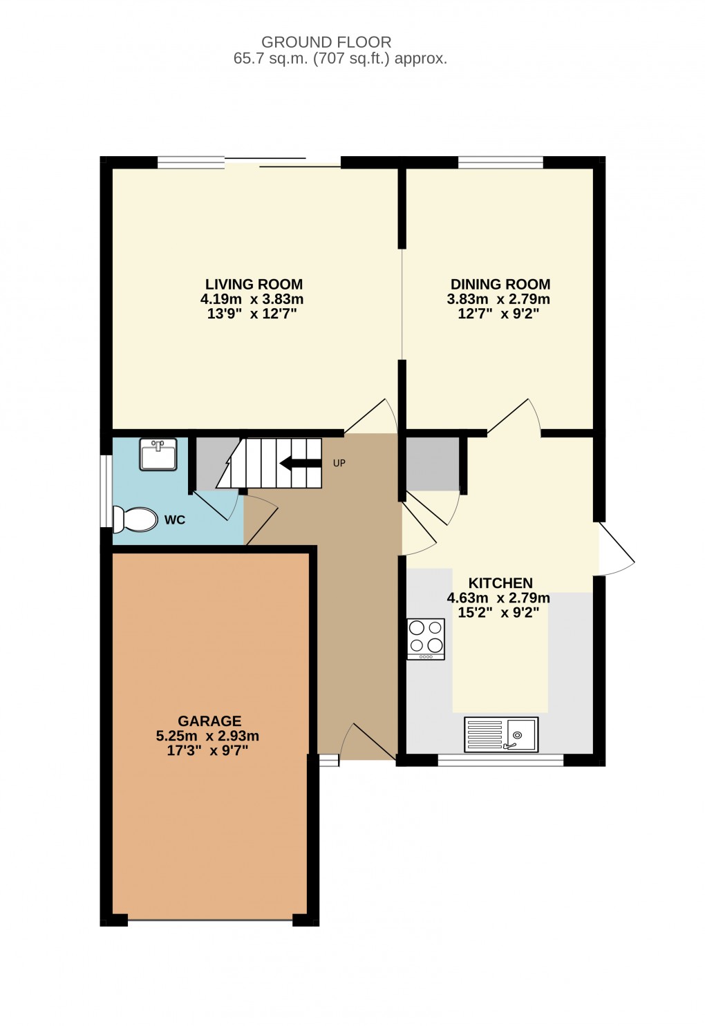 Floorplan for Bletchley, Milton Keynes