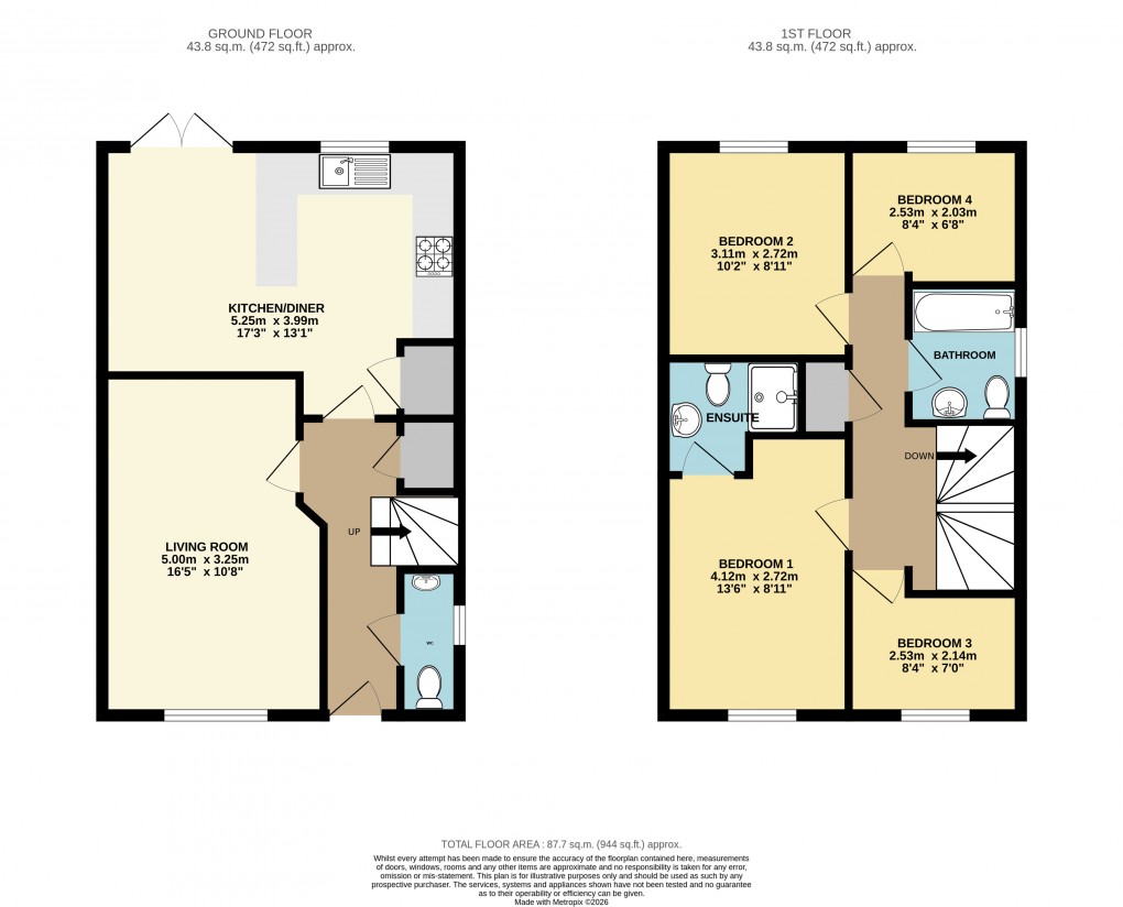 Floorplan for Eaton Leys, Milton Keynes, Buckinghamshire