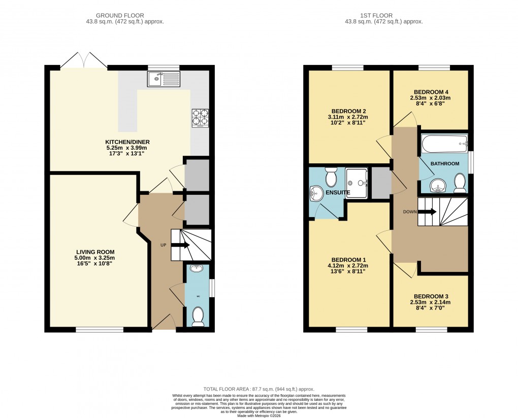 Floorplan for Eaton Leys, Milton Keynes, Buckinghamshire