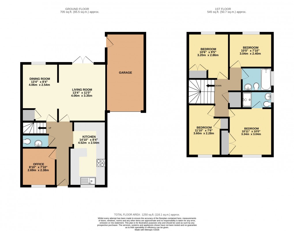 Floorplan for Shenley Brook End, Milton Keynes