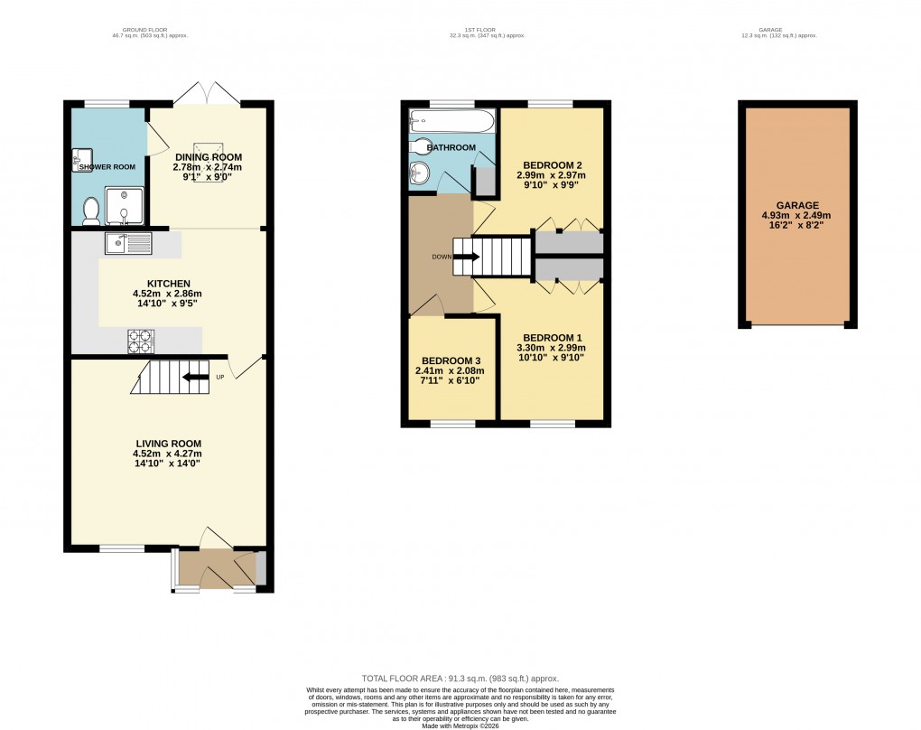 Floorplan for Bletchley, Milton Keynes