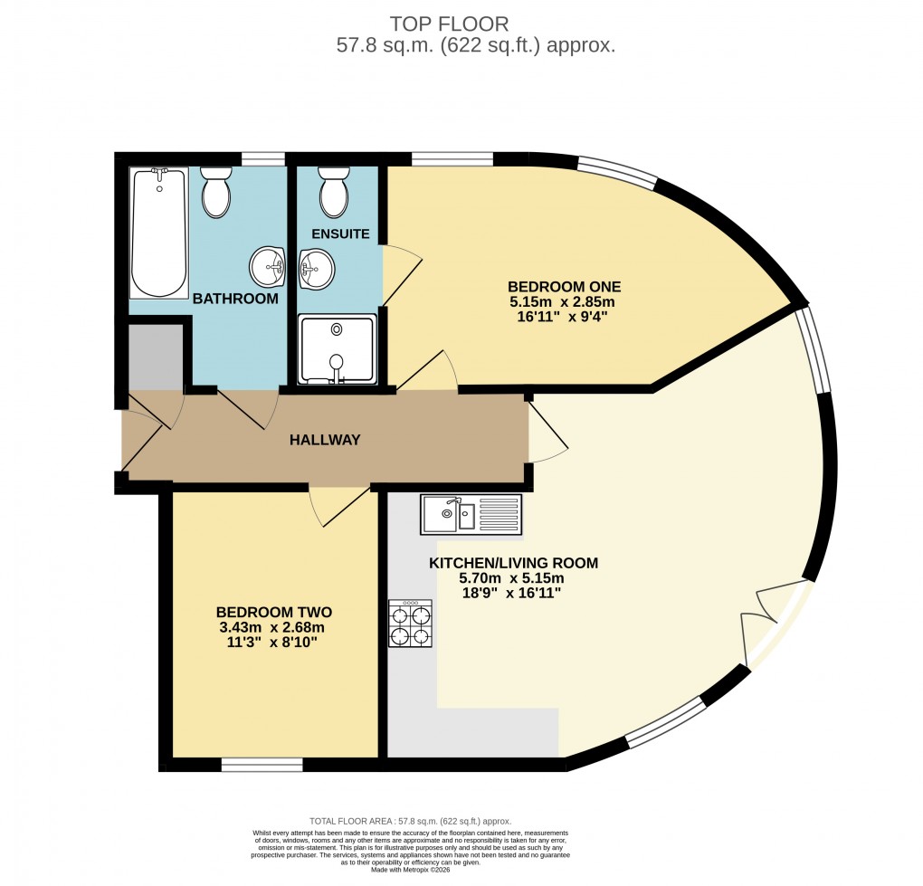 Floorplan for Bletchley, Bucks