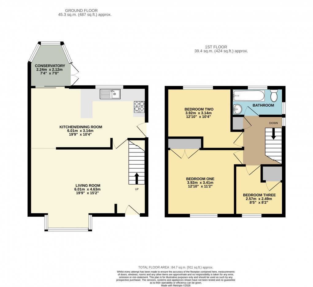 Floorplan for Bletchey, Buckinghamshire