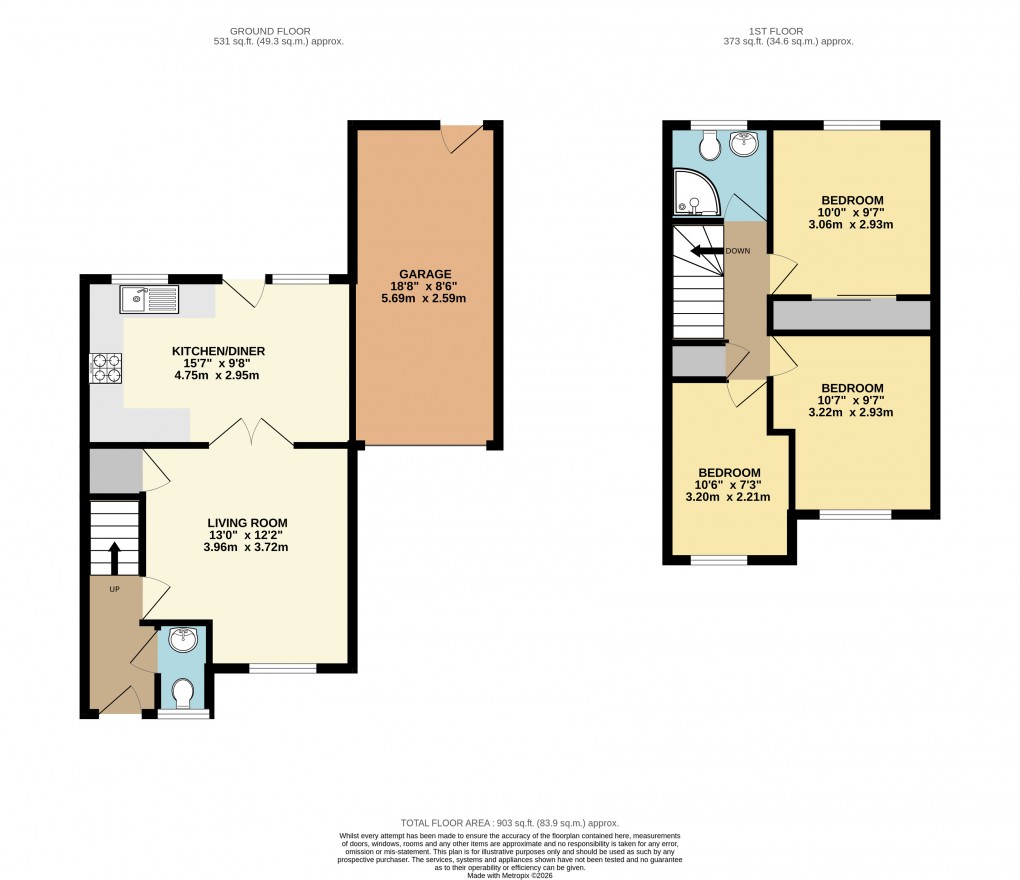 Floorplan for Tattenhoe, Milton Keynes