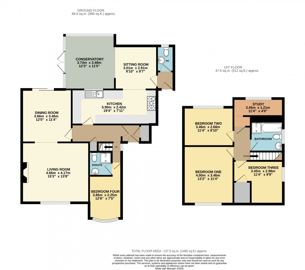 Floorplan for Dunstable