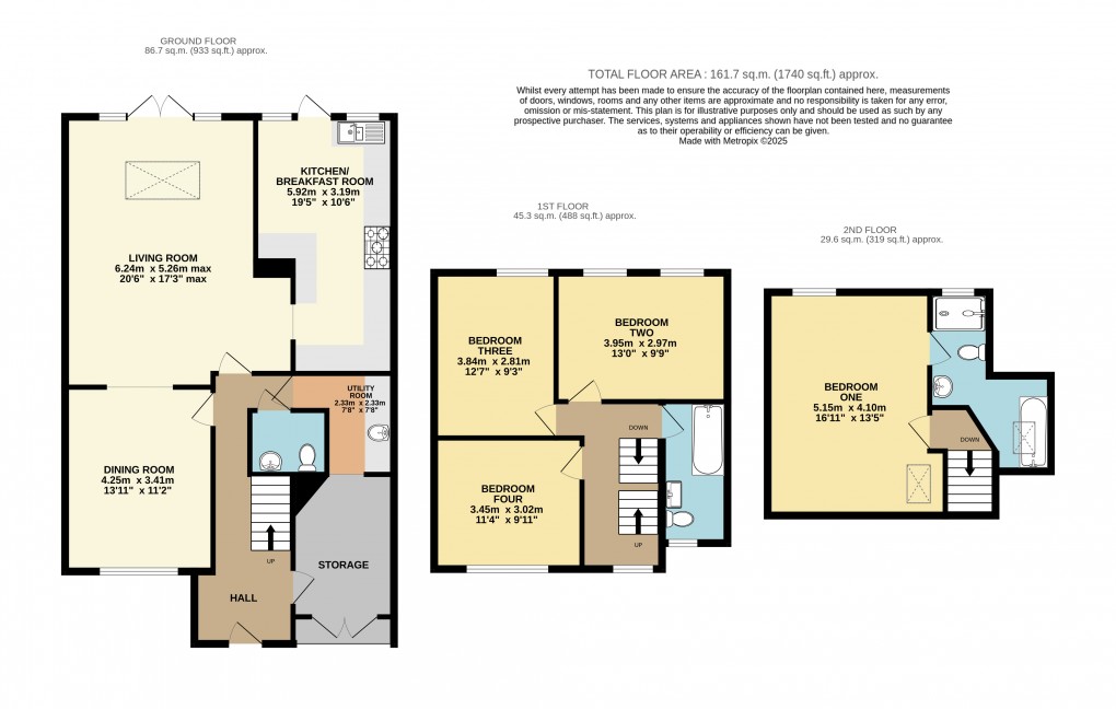 Floorplan for Dunstable, Bedfordshire