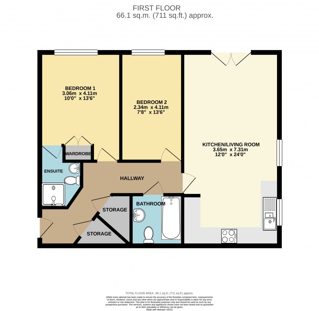 Floorplan for The Wharf, Linslade, Beds