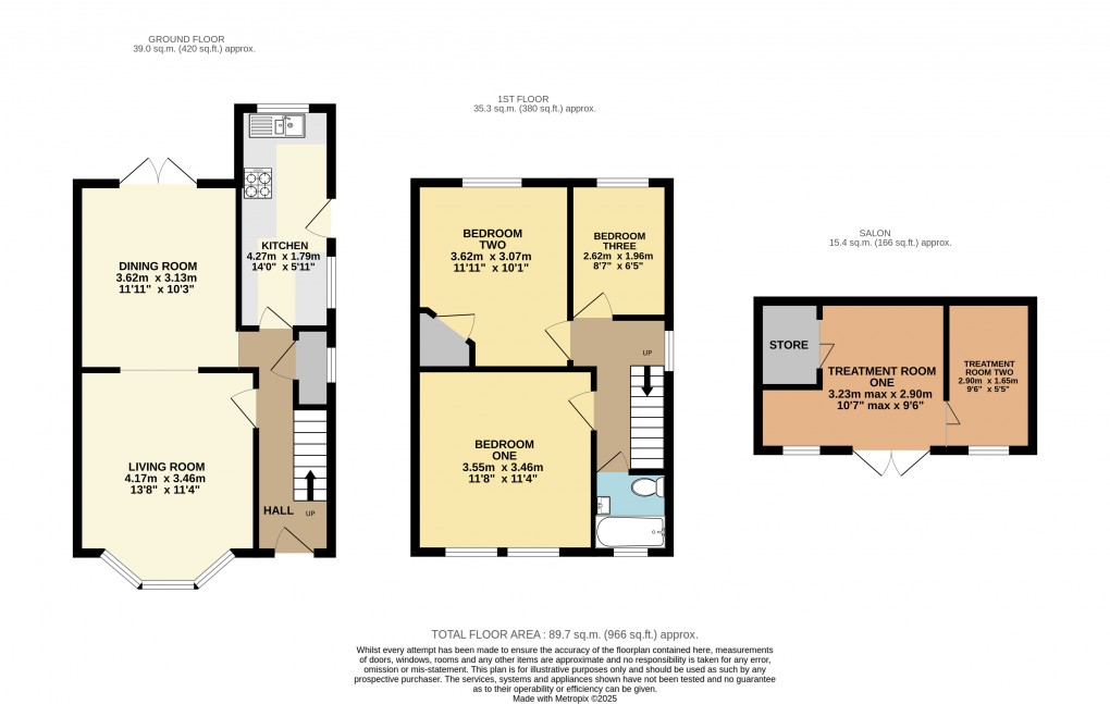 Floorplan for Dunstable, Bedfordshire