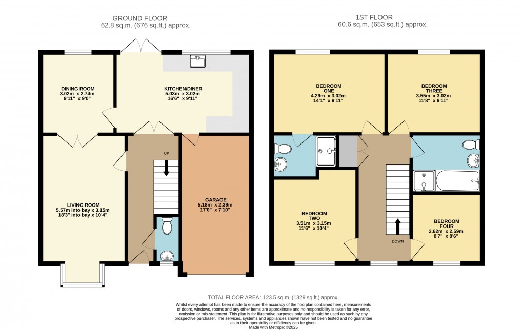 Floorplan for Leighton Buzzard, Beds