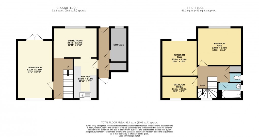 Floorplan for Dunstable, Bedfordshire