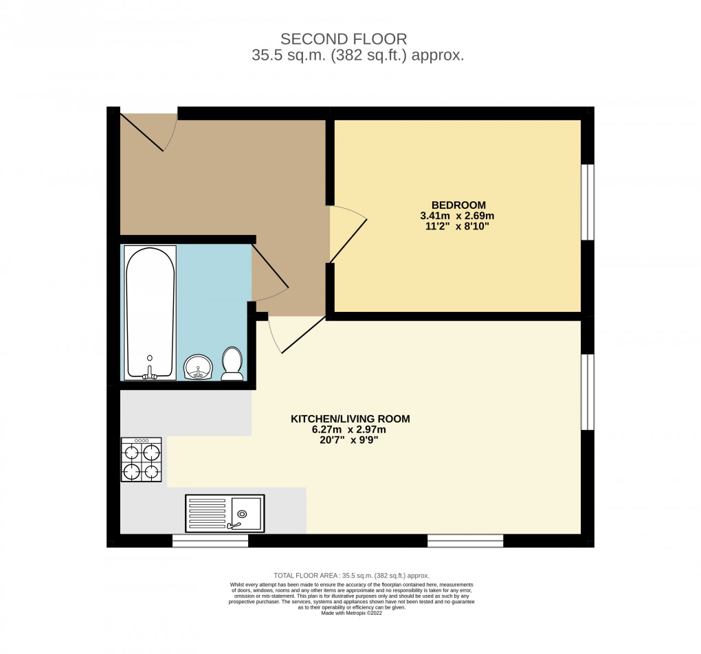 Floorplan for High Street South, 43a High Street South, Dunstable