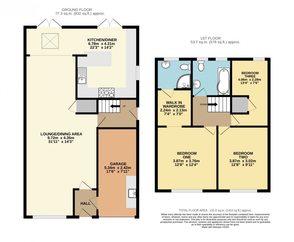 Floorplan for Leighton Buzzard, Bedfordshire