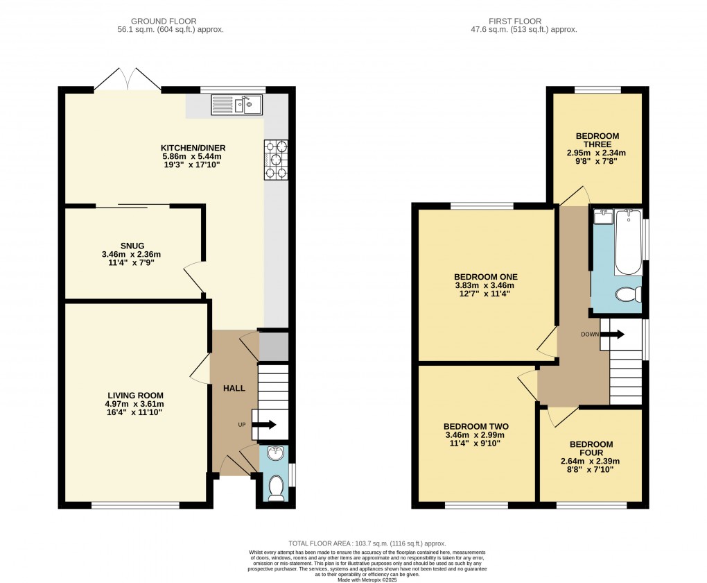 Floorplan for Dunstable, Beds