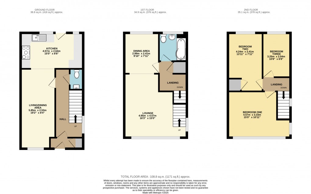 Floorplan for Dunstable, Beds