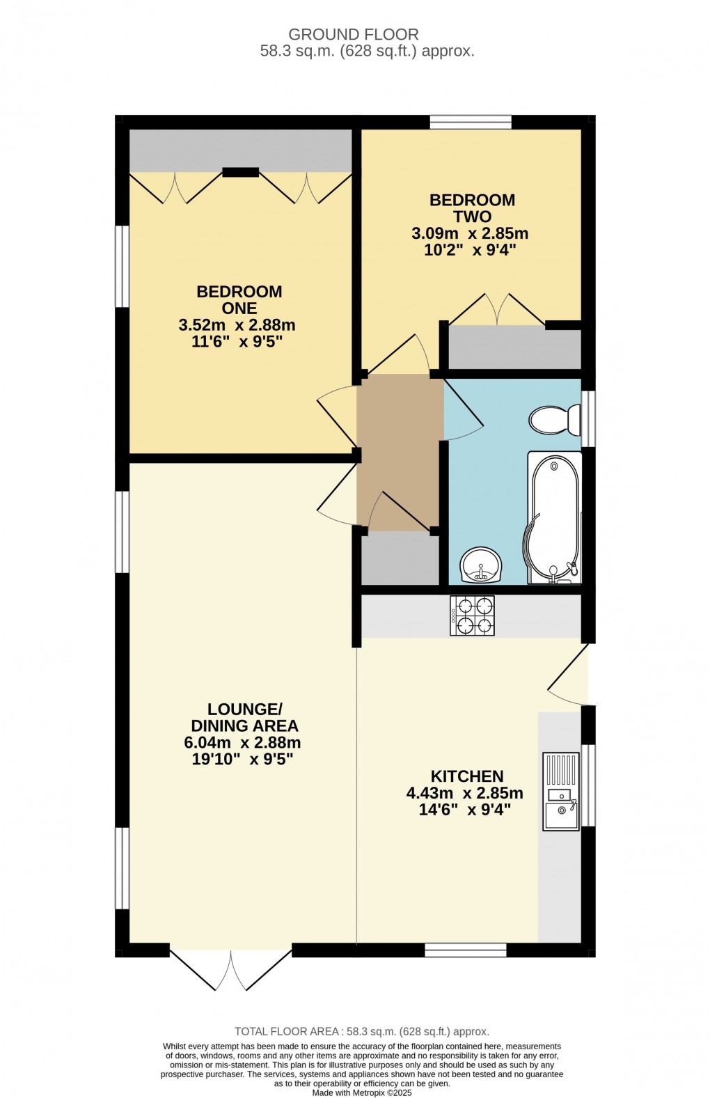 Floorplan for Whipsnade, Bedfordshire