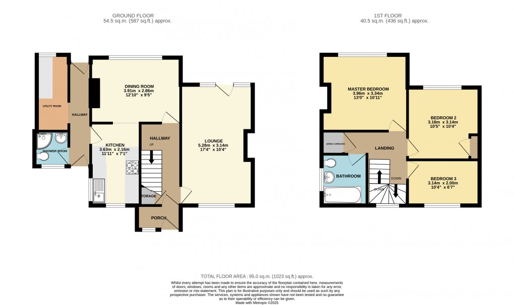 Floorplan for Dunstable, Bedfordshire