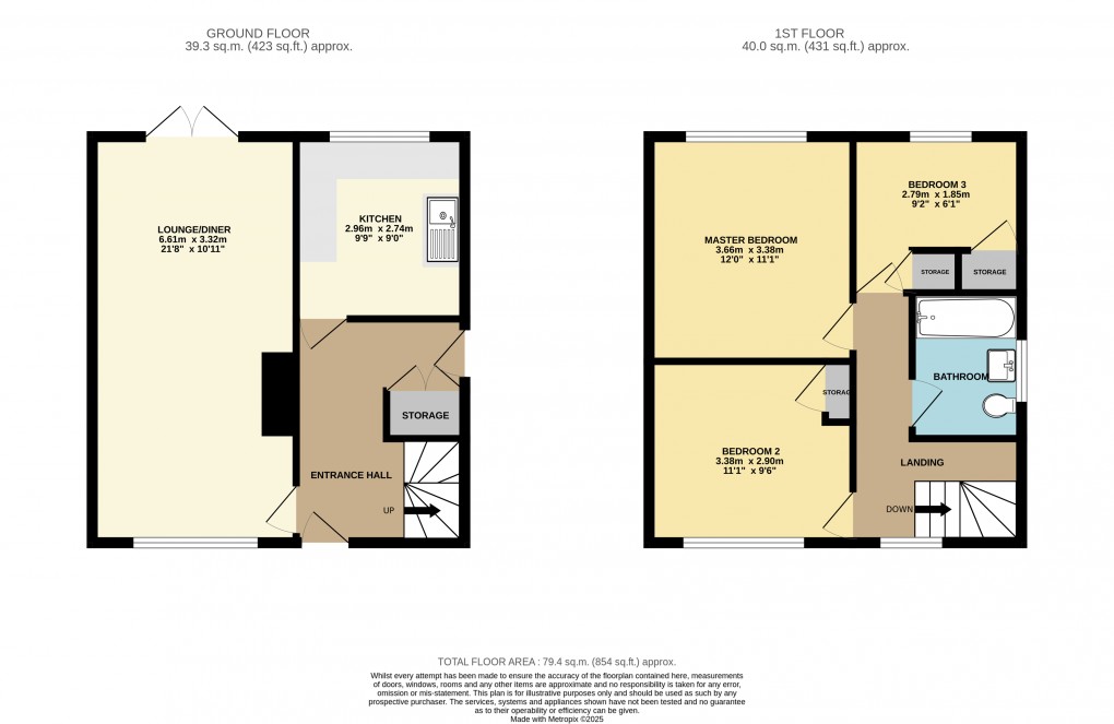 Floorplan for Dunstable, Beds