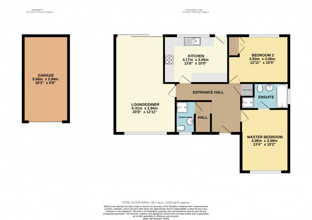 Floorplan for Tottenhoe, Beds