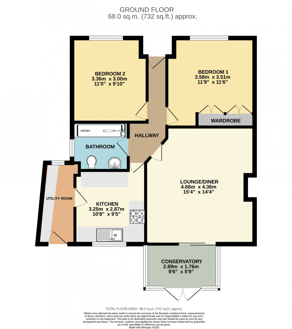 Floorplan for Leighton Buzzard, Bedfordshire