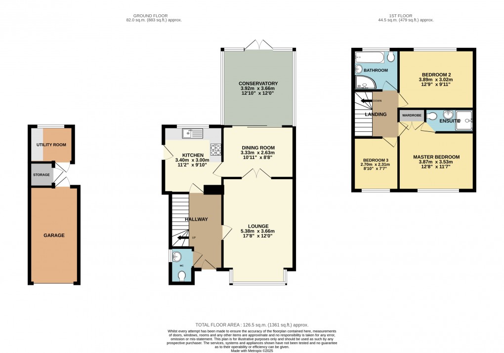 Floorplan for Dunstable, Bedfordshire