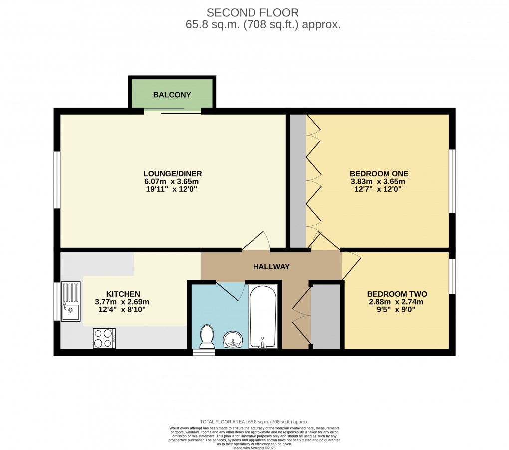 Floorplan for Dunstable
