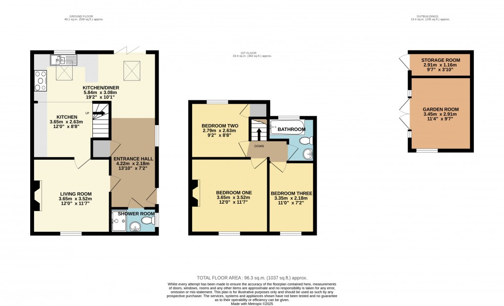 Floorplan for Little Brickhill, Buckinghamshire