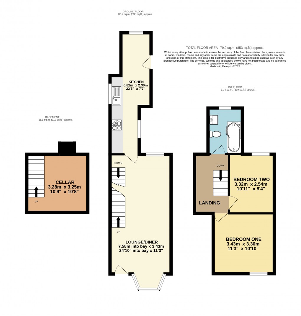 Floorplan for Leighton Buzzard, Bedfordshire