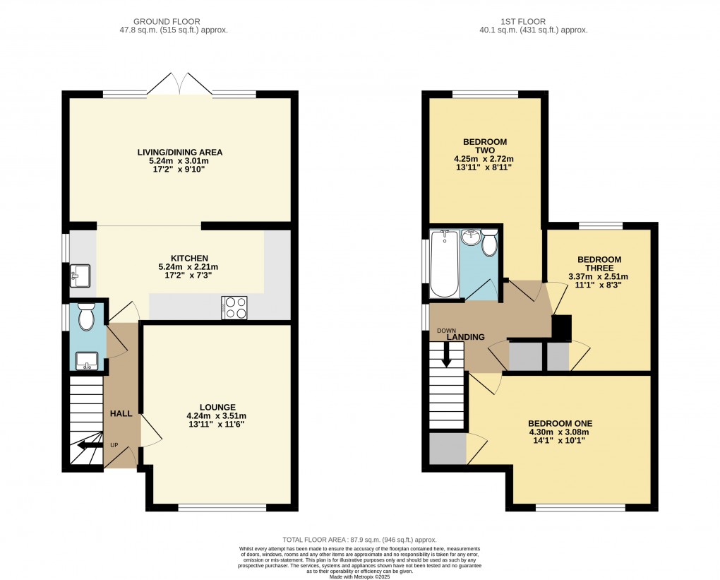 Floorplan for Dagnall, Hertfordshire